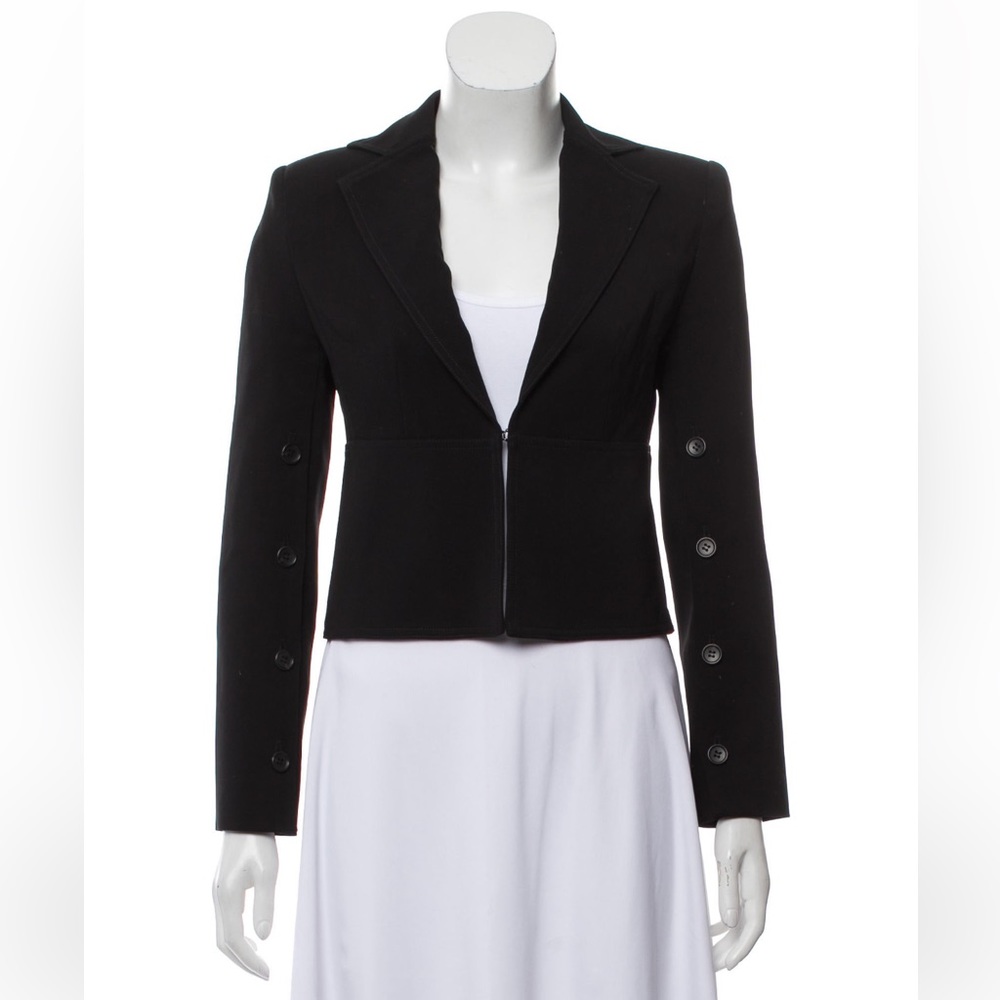 Robert Rodriguez Structured Cropped Blazer - image 1